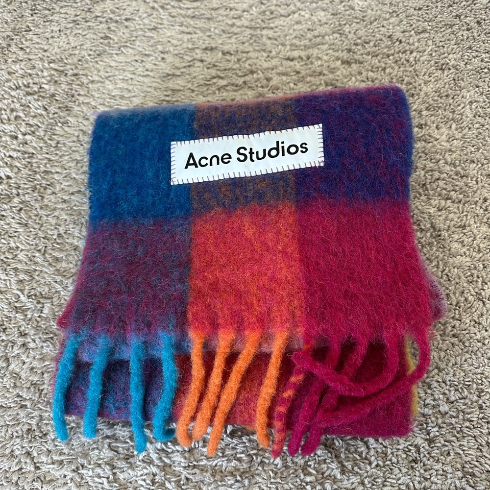 Acne Studios Colorful Wool Scarf